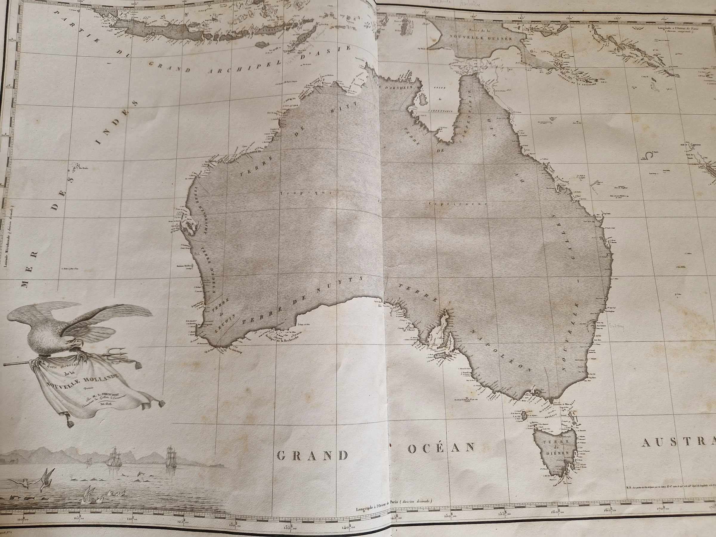 Historical map of New Holland